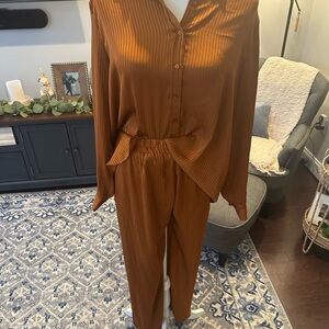 Chic Rust Women's Jumpsuit